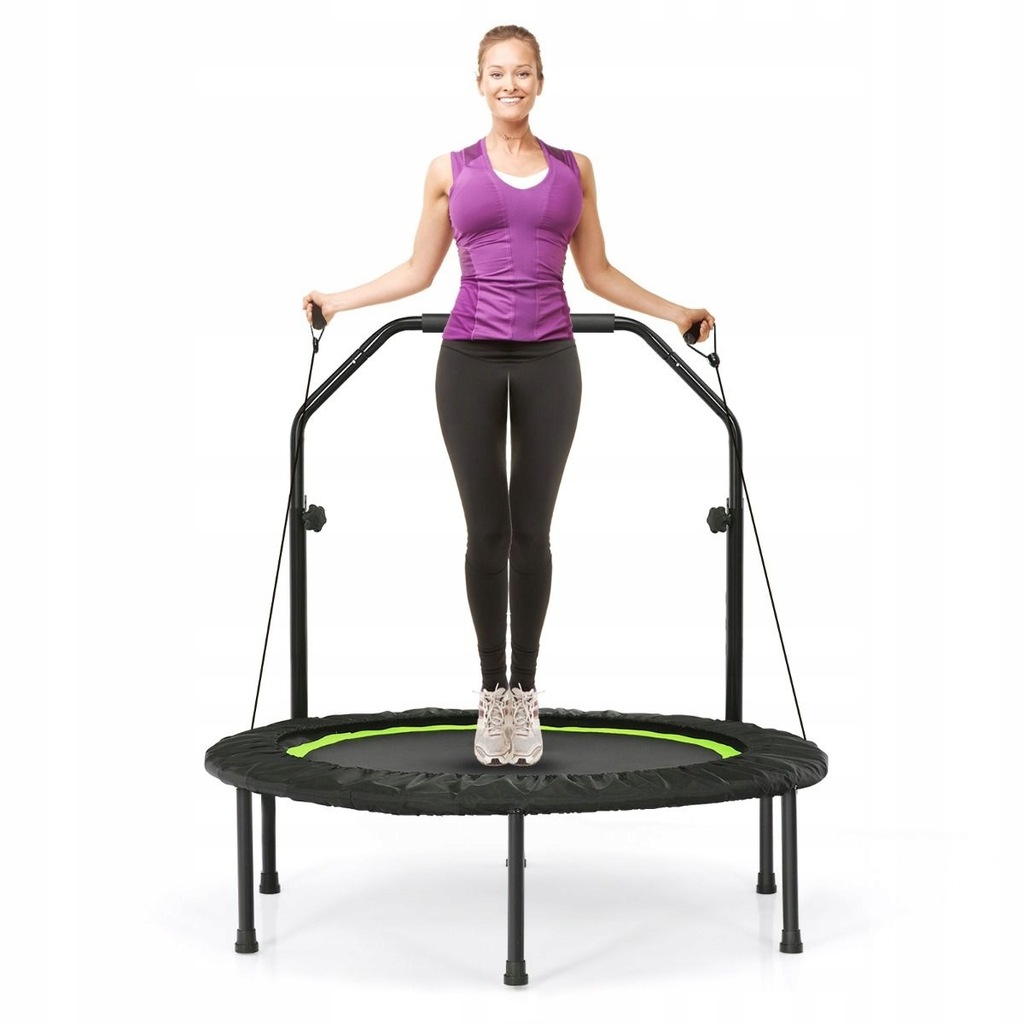 Składana mini trampolina z taśmami oporowymi Trampolina fitness Regulacja u