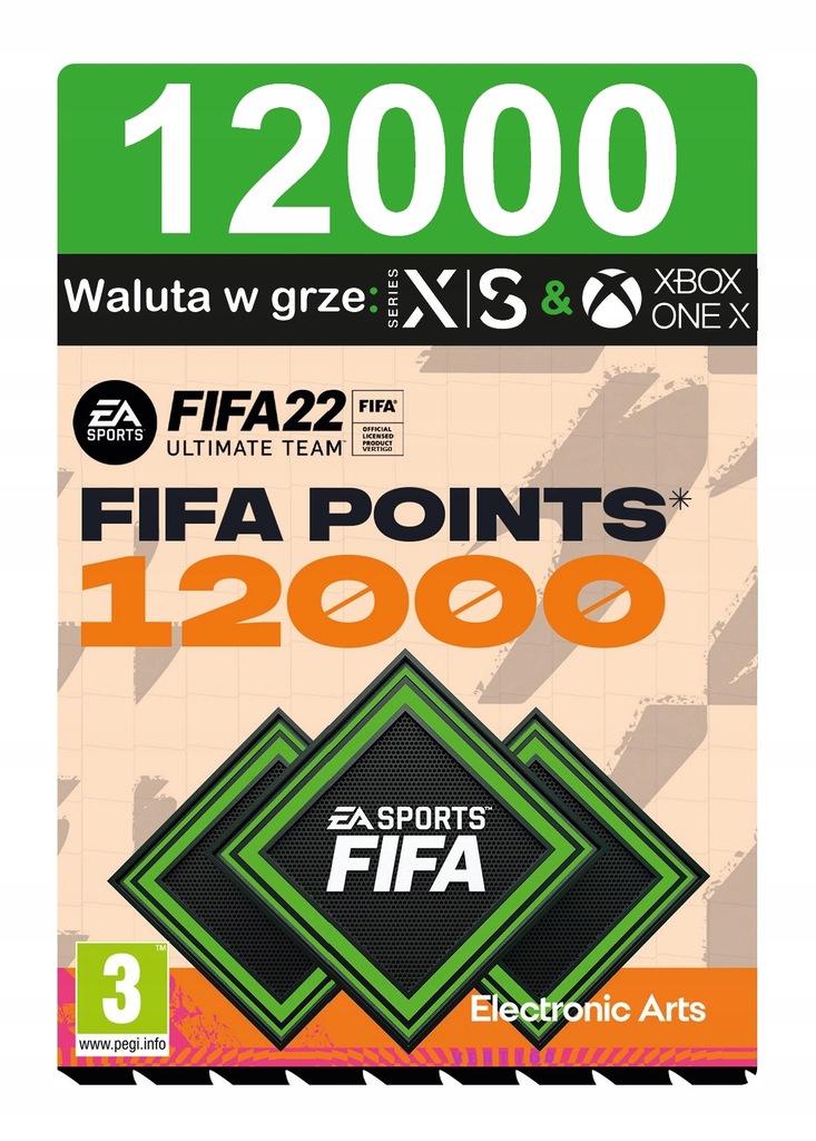 FIFA Points 12000 FUT Xbox One -FIFA 22 Series X|S