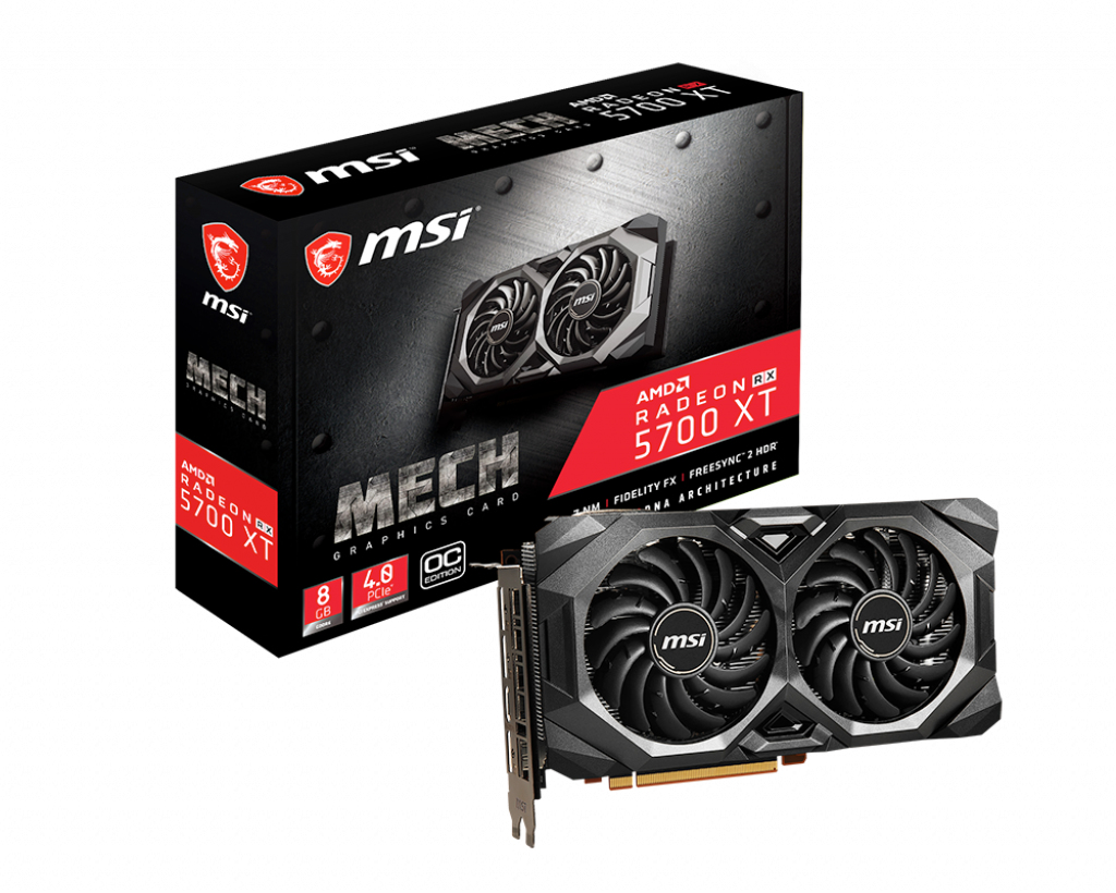 Купить Видеокарта MSI Radeon RX 5700 XT MECH OC 8 ГБ: отзывы, фото, характеристики в интерне-магазине Aredi.ru