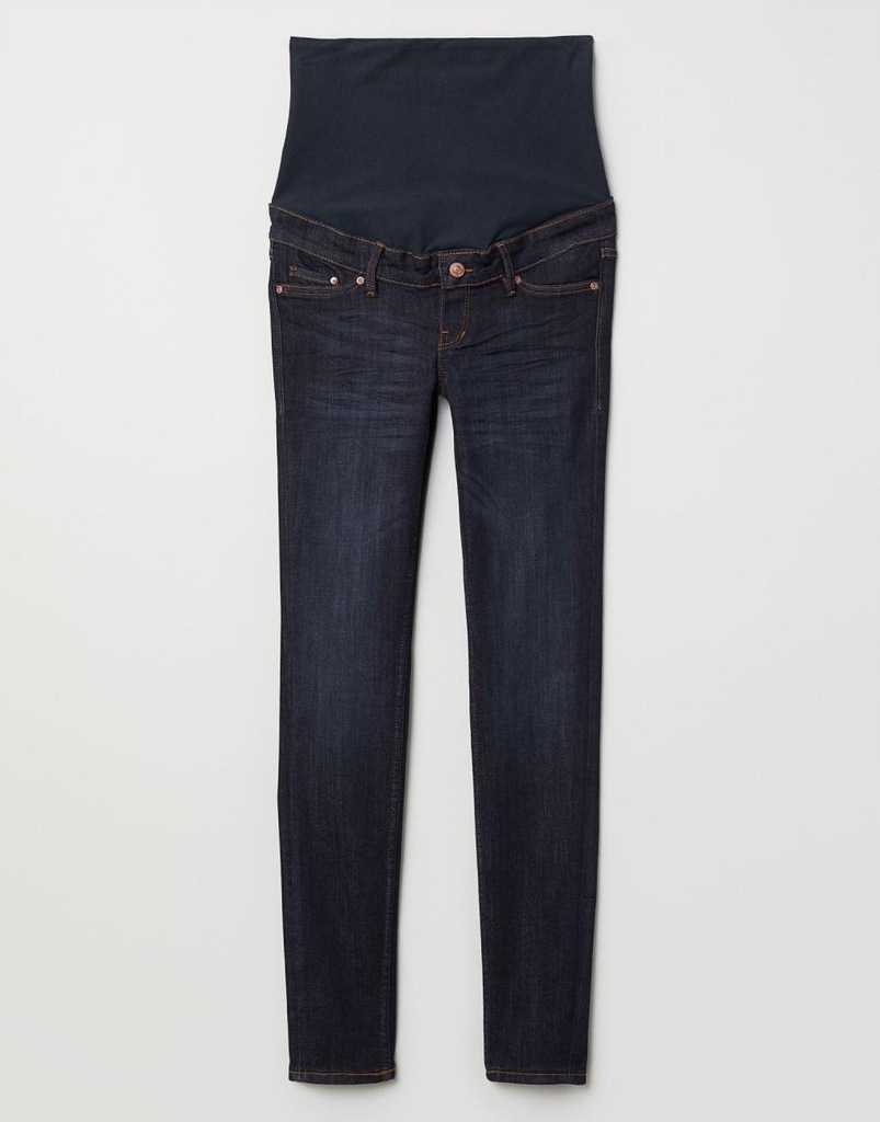 19S133 H&M MAMA__MJ9 CIĄŻOWE SPODNIE JEANS__M