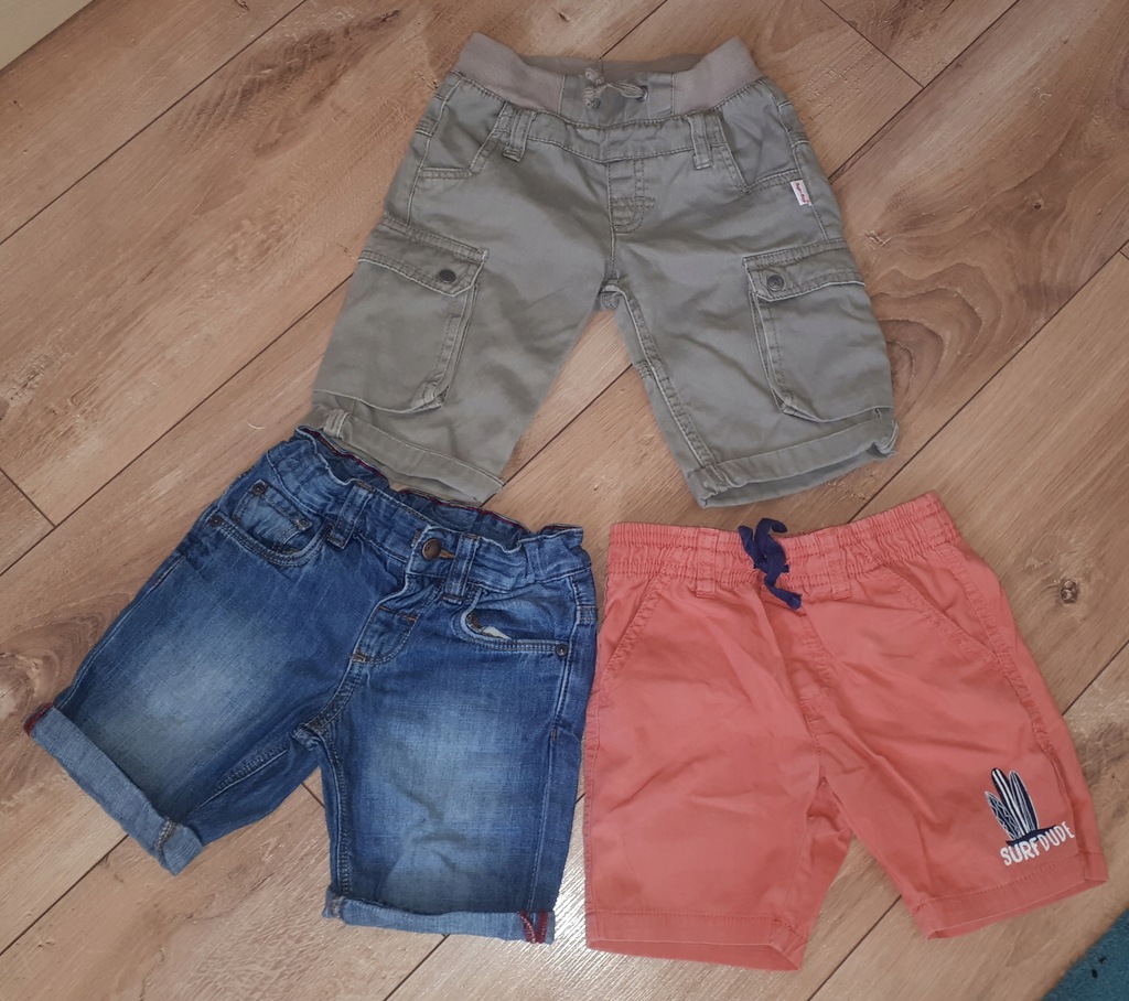 3szt. Spodenki jeansowe r.98/104 C&A J. Nowe