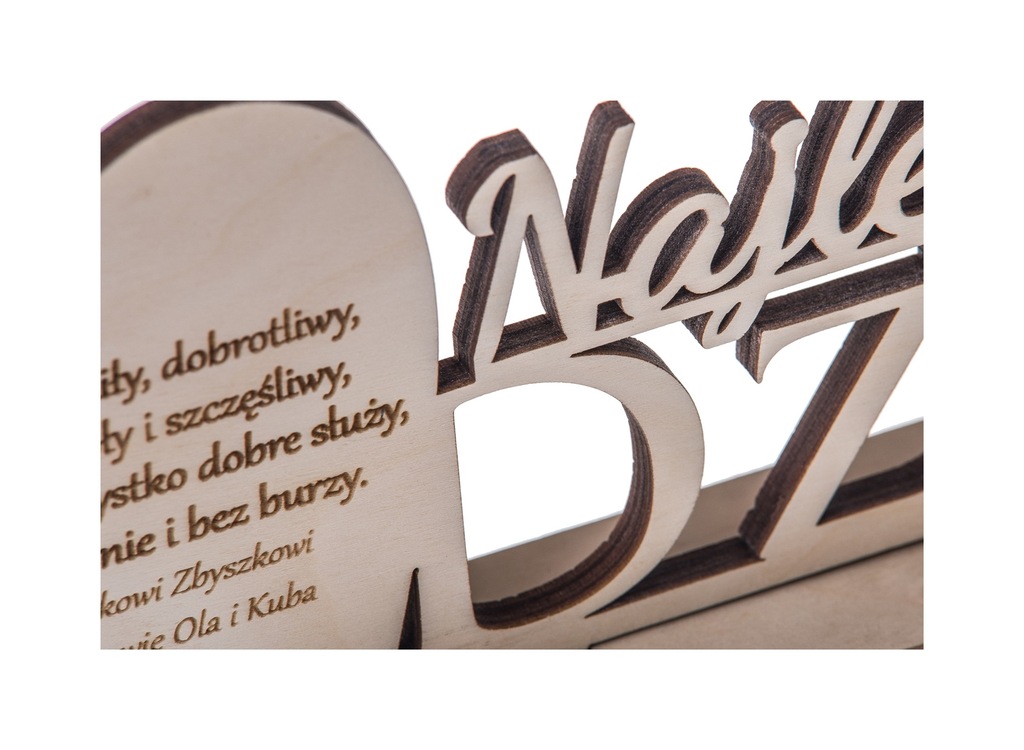 NAPIS NAJLEPSZY DZIADEK prezent na DZIEŃ DZIADKA - 7119828506