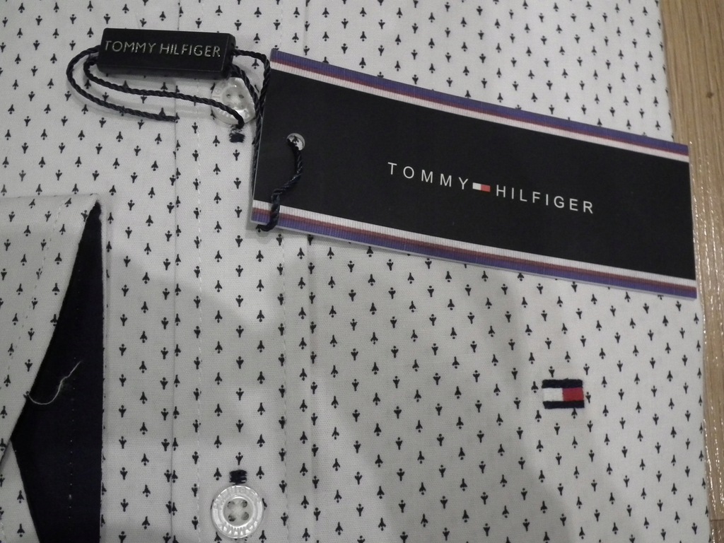 Elegancka koszula TH Tommy Hilfiger slim fit roz.L