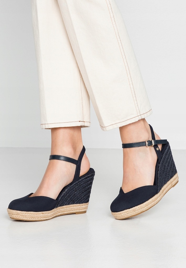 TOMMY HILFIGER DAMSKIE SANDAŁY ESPADRYLE 42 1FLD