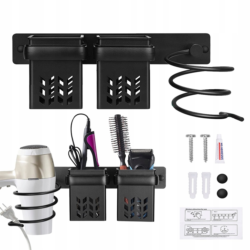 Uchwyt Organizer Na Suszarkę, Lokówka, Prostownica