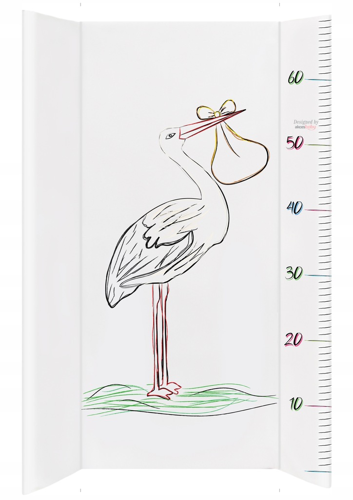 PRZEWIJAK miękki TAPICERKA na komodę łóżeczko50x70