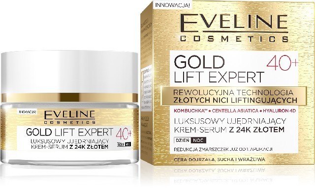 Eveline Gold Lift Expert 40+ Krem-serum ujędrniają