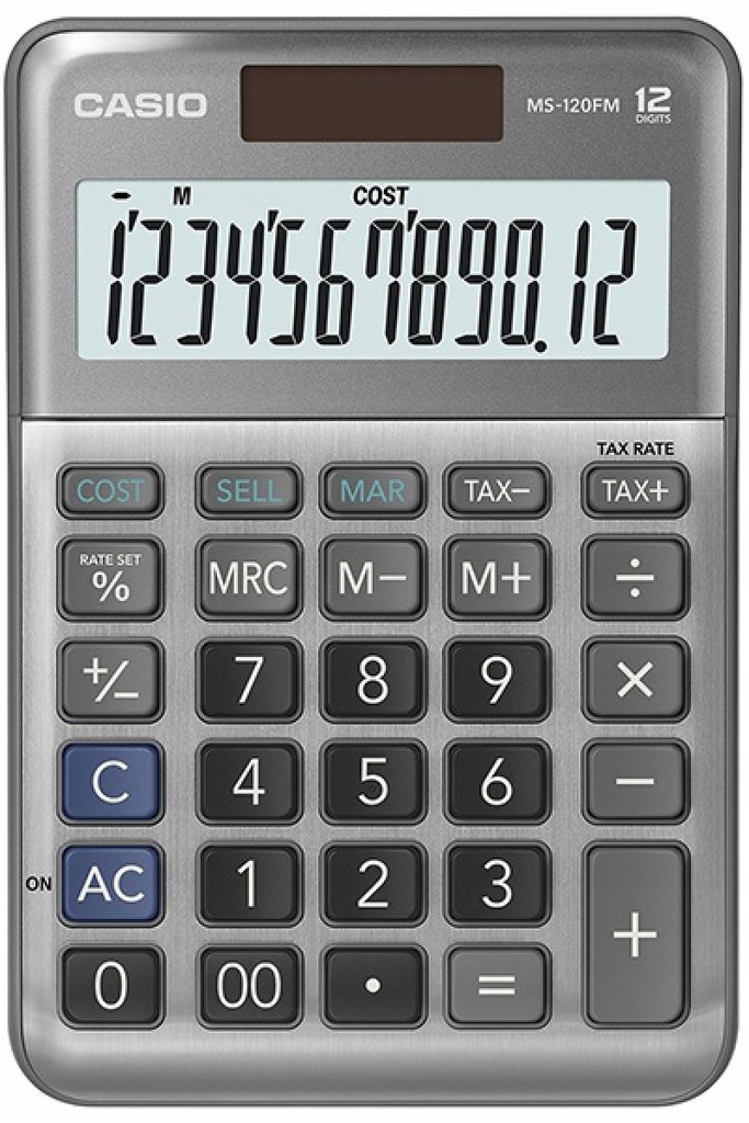 Kalkulator biurowy MS-120FM 12-cyfrowy