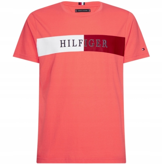 Tommy Hilfiger MW0MW13331 T-shirt Męski Koral XL