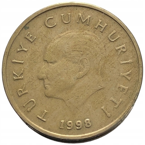 66726. Turcja, 50 000 lir, 1998r.