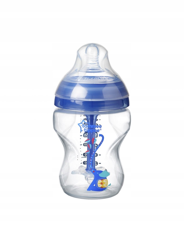 Tommee Tippee, butelka ze smoczkiem, boy, 260 ml