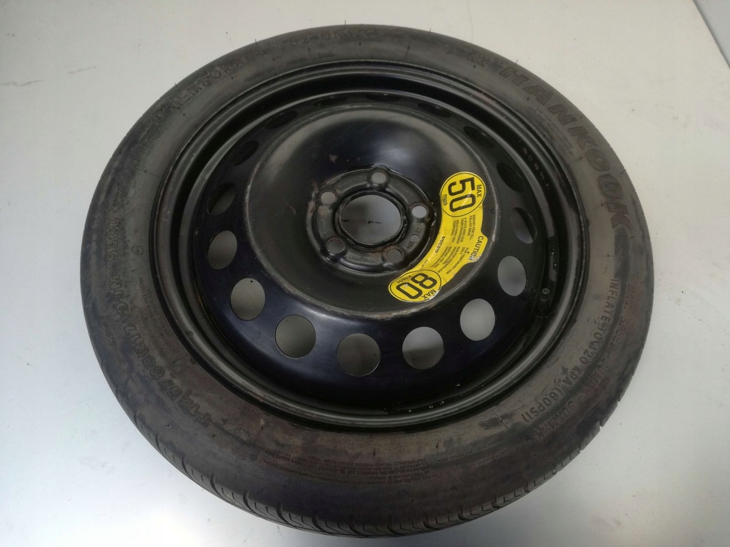 KOŁO ZAPAS DOJAZDOWE VOLVO S60 S80 V70 125/80/R17