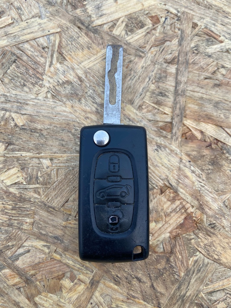 Ellenne Funkschlüssel Umbausatz Für Peugeot - Schwarz Kunststoff Gehäuse