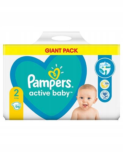Pampers Active baby 2 Giant pack 4 96 szt