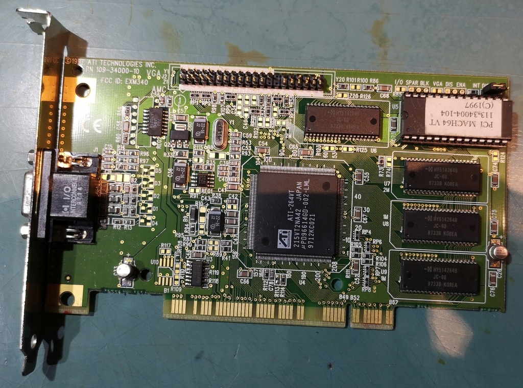 Karta Graficzna VGA PCI ATI 264VT 2MB