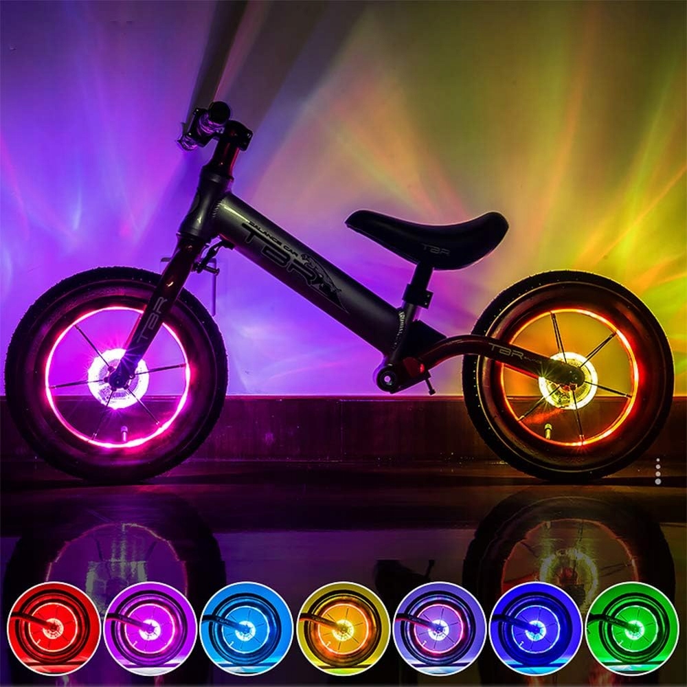 Światło rowerowe LED kolorowe