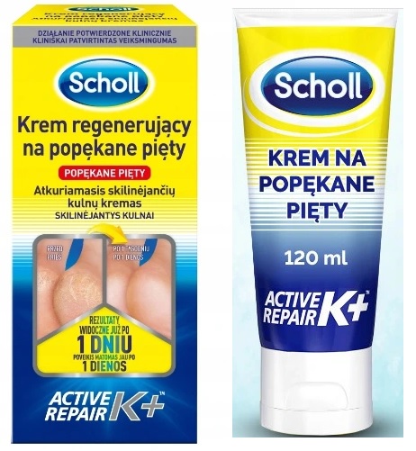 SCHOLL Krem regenerujący POPĘKANE PIĘTY 120ml XXL