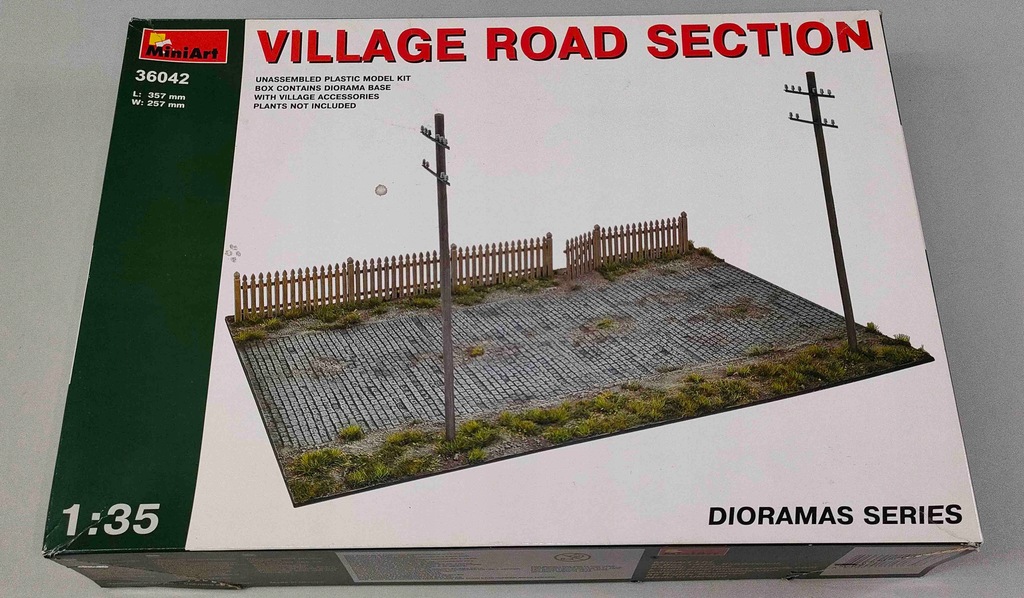 Podstawka VILLAGE ROAD SECTION MiniArt 36042 1/35