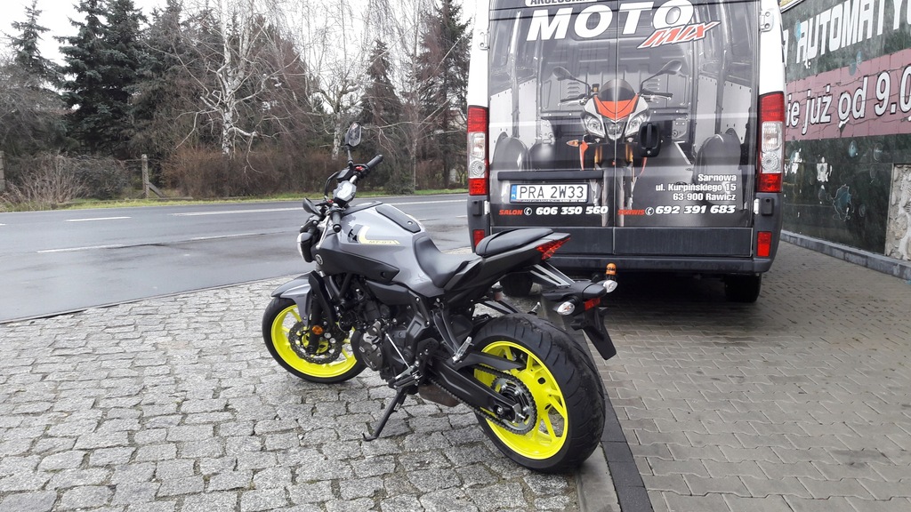 Yamaha Mt 07 Mt07 Fluo 35kw A2 2018r 8851265639 Oficjalne Archiwum Allegro