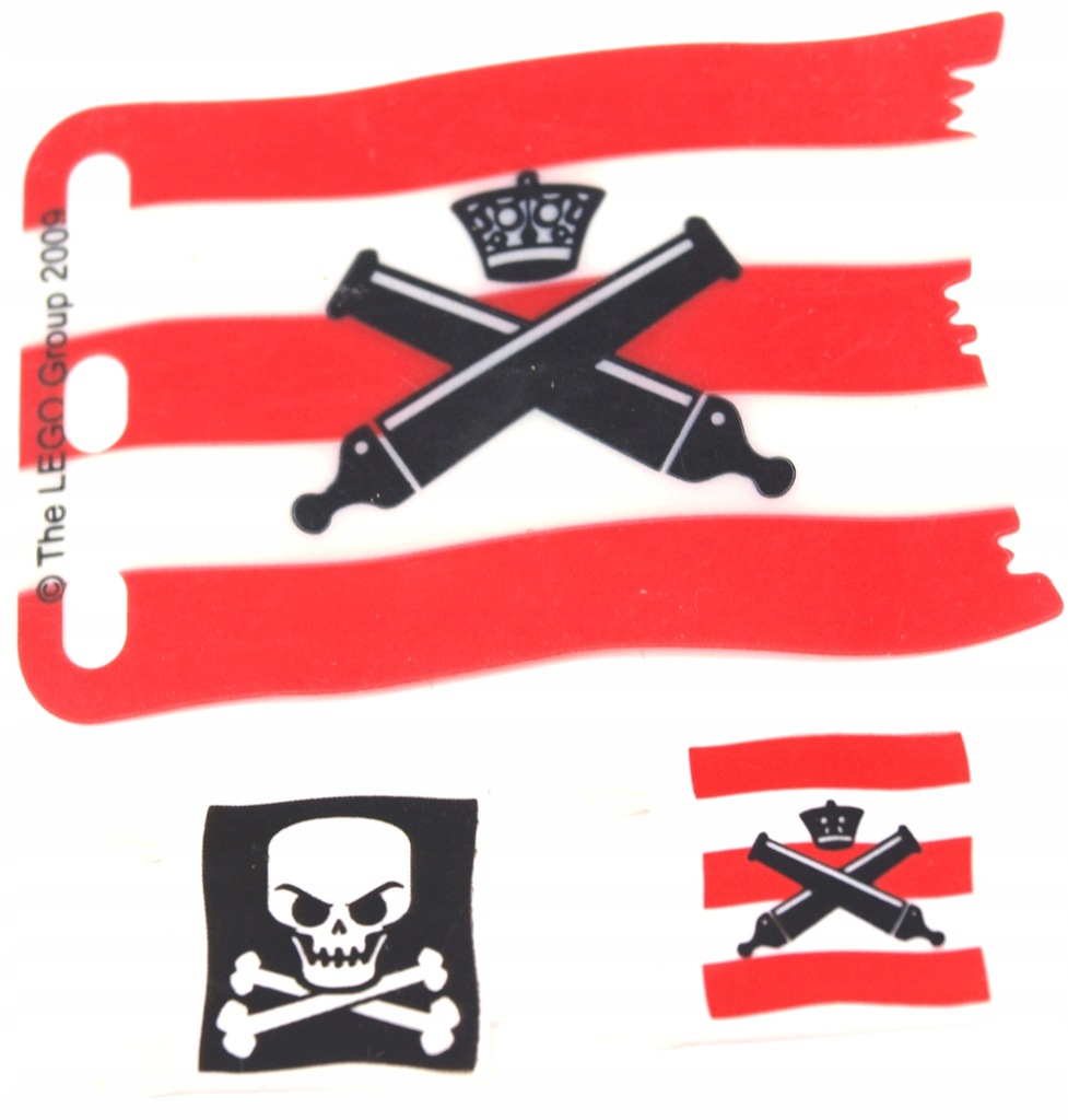 LEGO Klocki MIX 84624 Pirates Flagi 2335pb003 B933