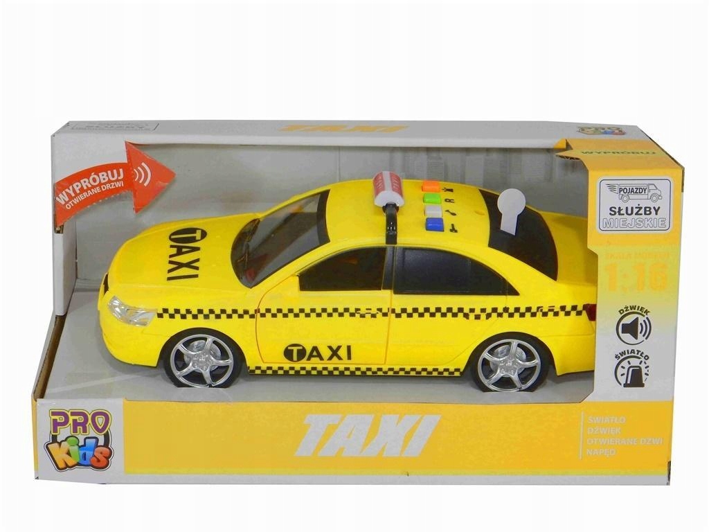 POJAZD Z DŹWIĘKAMI - TAXI, PRO KIDS