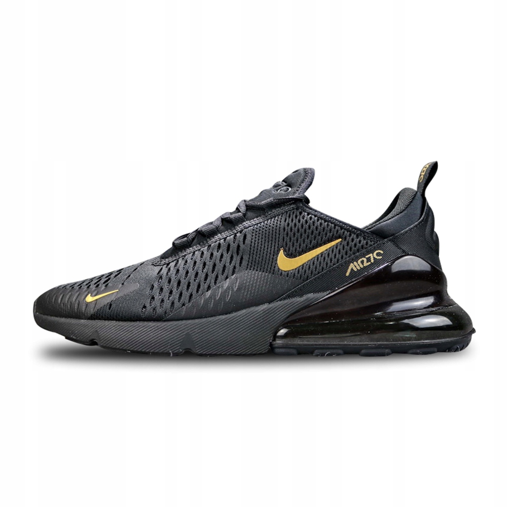 Air max 270 czarno cheap zlote