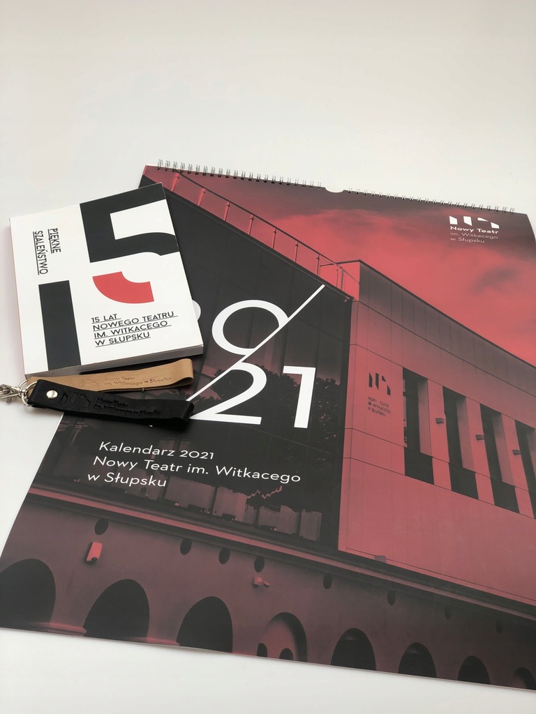 Nowy Teatr w Słupsku - kalendarz, książka, breloki