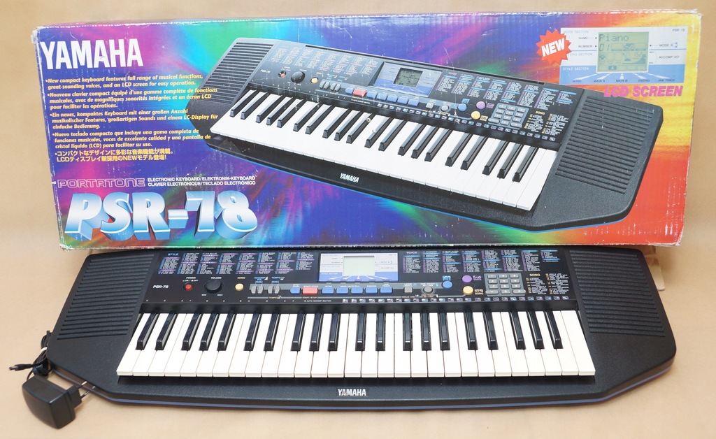 KEYBOARD YAMAHA PSR 78 12362014710 oficjalne archiwum Allegro