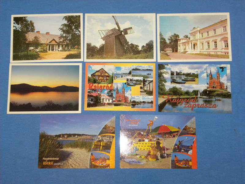 05 ** 8 pocztówek z różnych polskich miejscowości