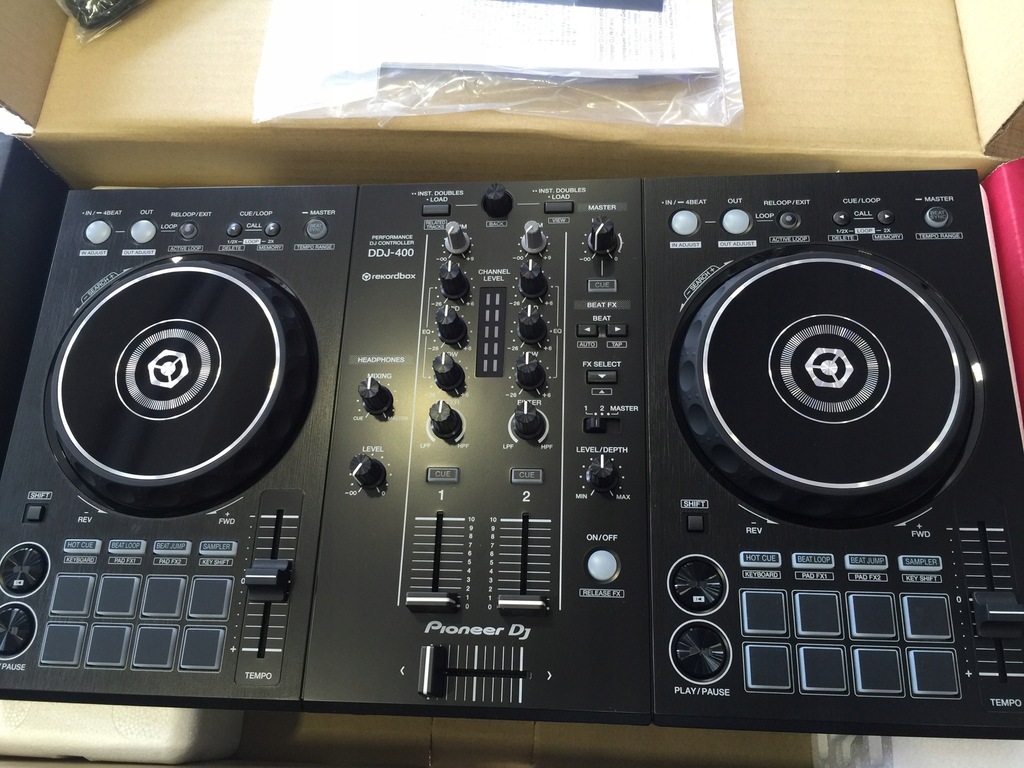 Pioneer 聞き取っ DDJ-400-N ブラック×ゴールド Dj コントローラー Pioneer 聞き取っ DDJ-400-N ブラック×ゴールド Dj コントローラー