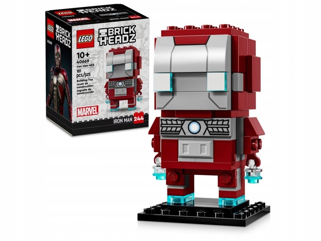 Klocki brickheadz 40669 figurka iron man mk5