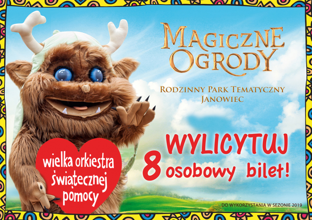 Bilet 8 os. Honorowy Gość Magicznych Ogrodów