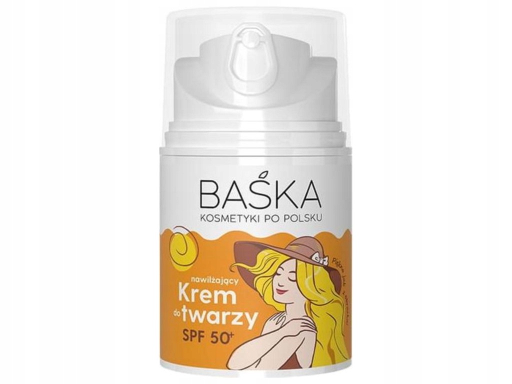BAŚKA Krem do twarzy SPF 50+ nawilżający 50 ml