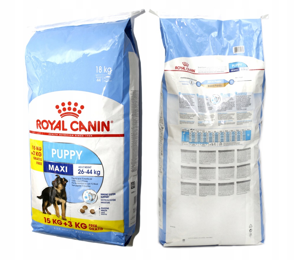 Royal Canin MAXI PUPPY 15kg + 3kg / 18kg Junior - 7767515929 ...