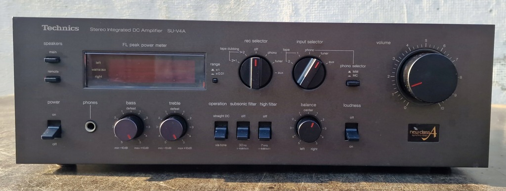 WZMACNIACZ TECHNICS SU-V4A czarny