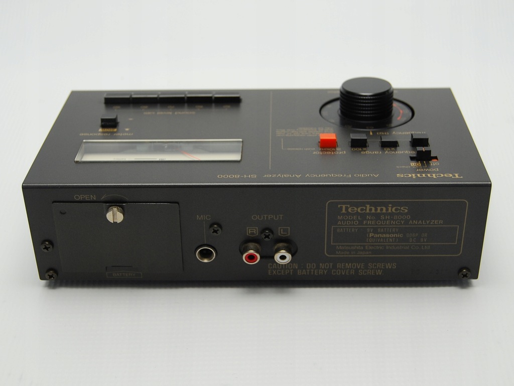 テクニクス オーディオフリークエンシーアナライザー SH-8000 Yahoo!オークション -「technics テクニクス sh-8000
