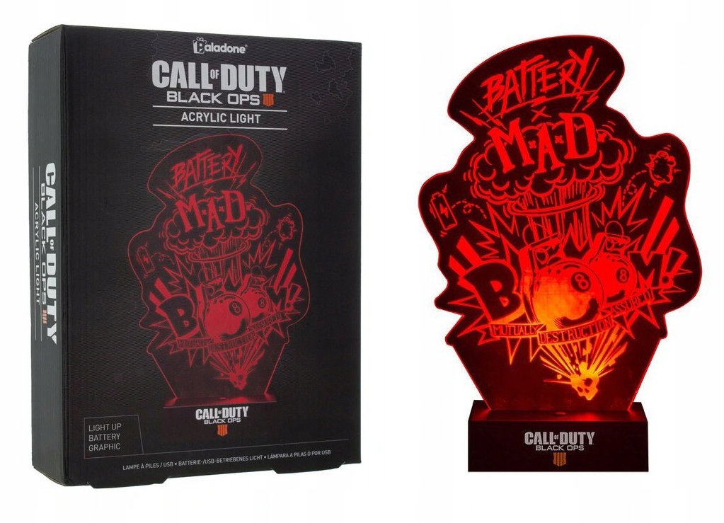 LAMPKA CALL OF DUTY BLACK OPS IIII 4 LED