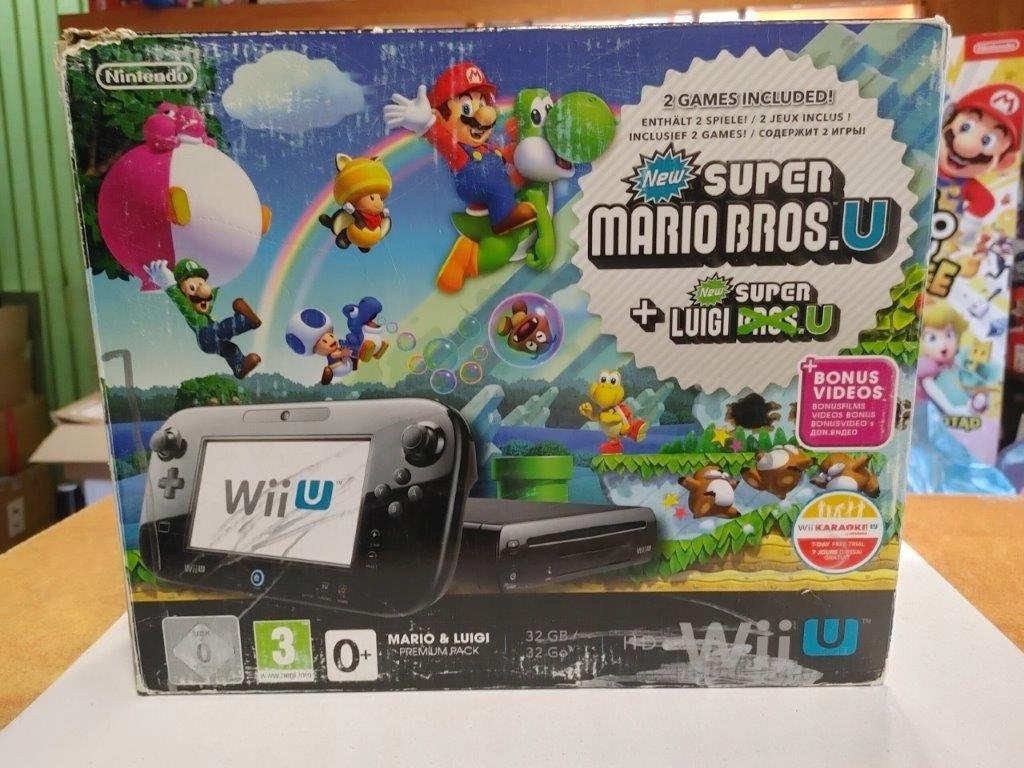 KONSOLA NINTENDO WII U 32GB + GAMEPAD + PUDEŁKO