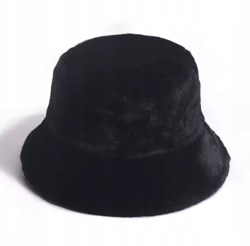 Купить Теплая плюшевая шапка-ведро черного цвета.: отзывы, фото, характеристики в интерне-магазине Aredi.ru