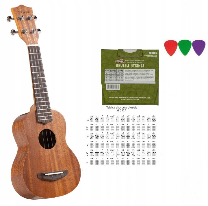 UKULELE SOPRANOWE SHYINVIE DS + Akcesoria