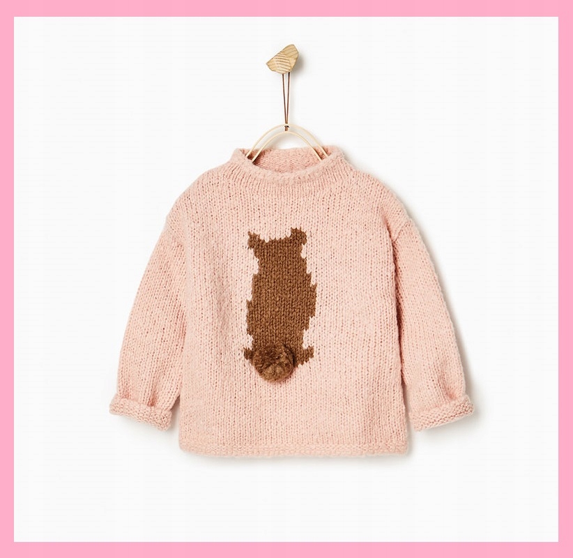 ZARA nowy POMPON miś teddy 2-3 98