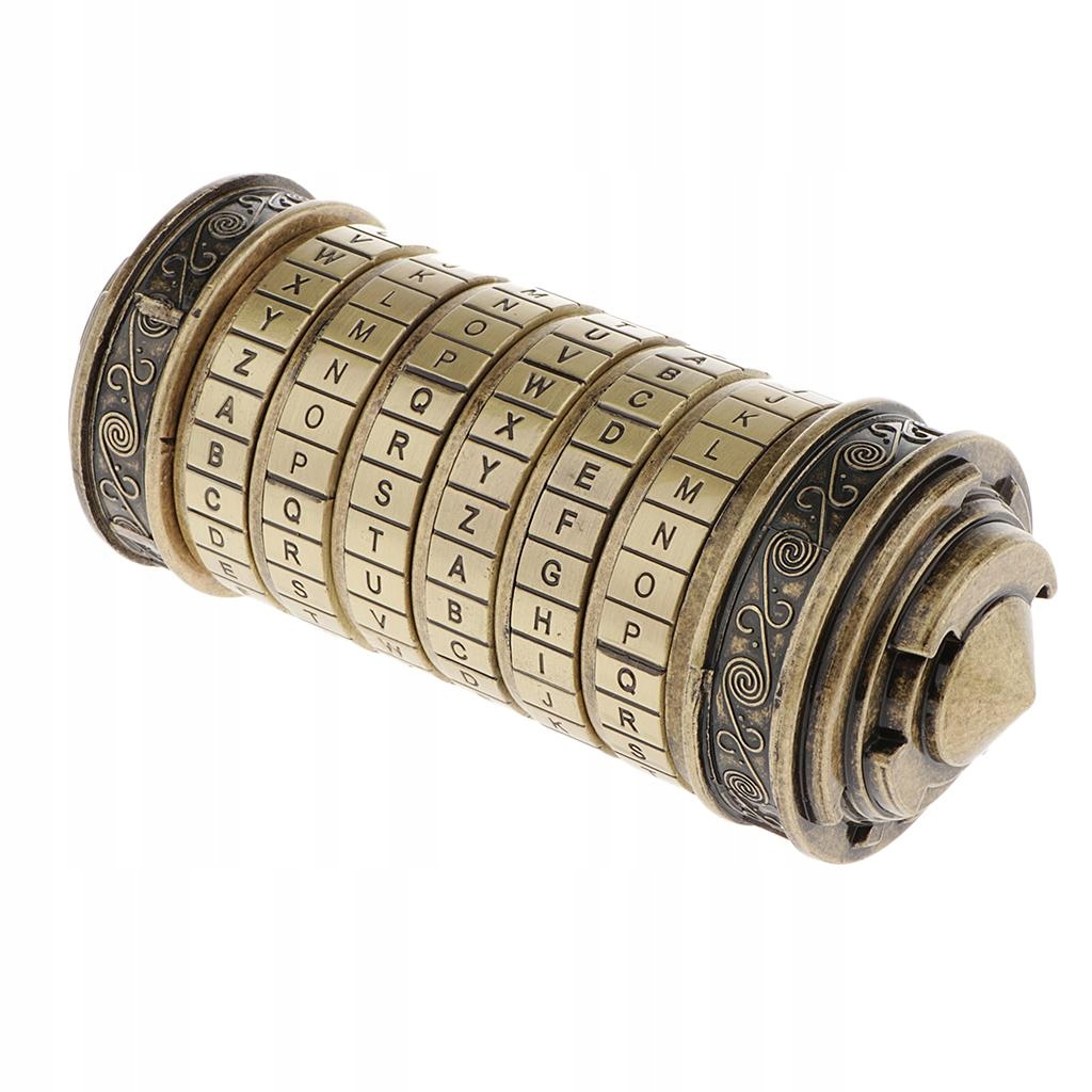 Da Vinci Lockbox Puzzle Cylinder Letter Escape 12079047271 oficjalne archiwum Allegro