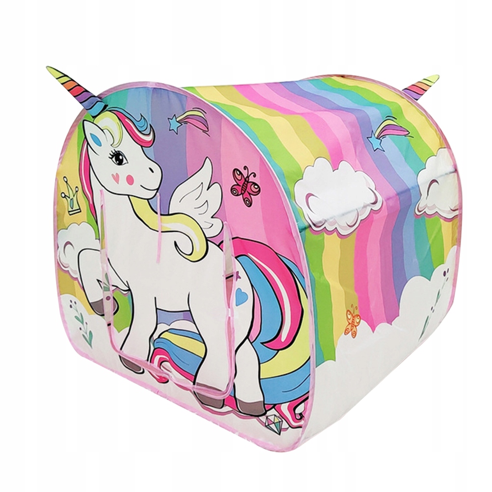 NAMIOT DO ZABAWY DZIECI JEDNOROŻEC PRZENOŚNY KRÓLESTWO ZABAWY