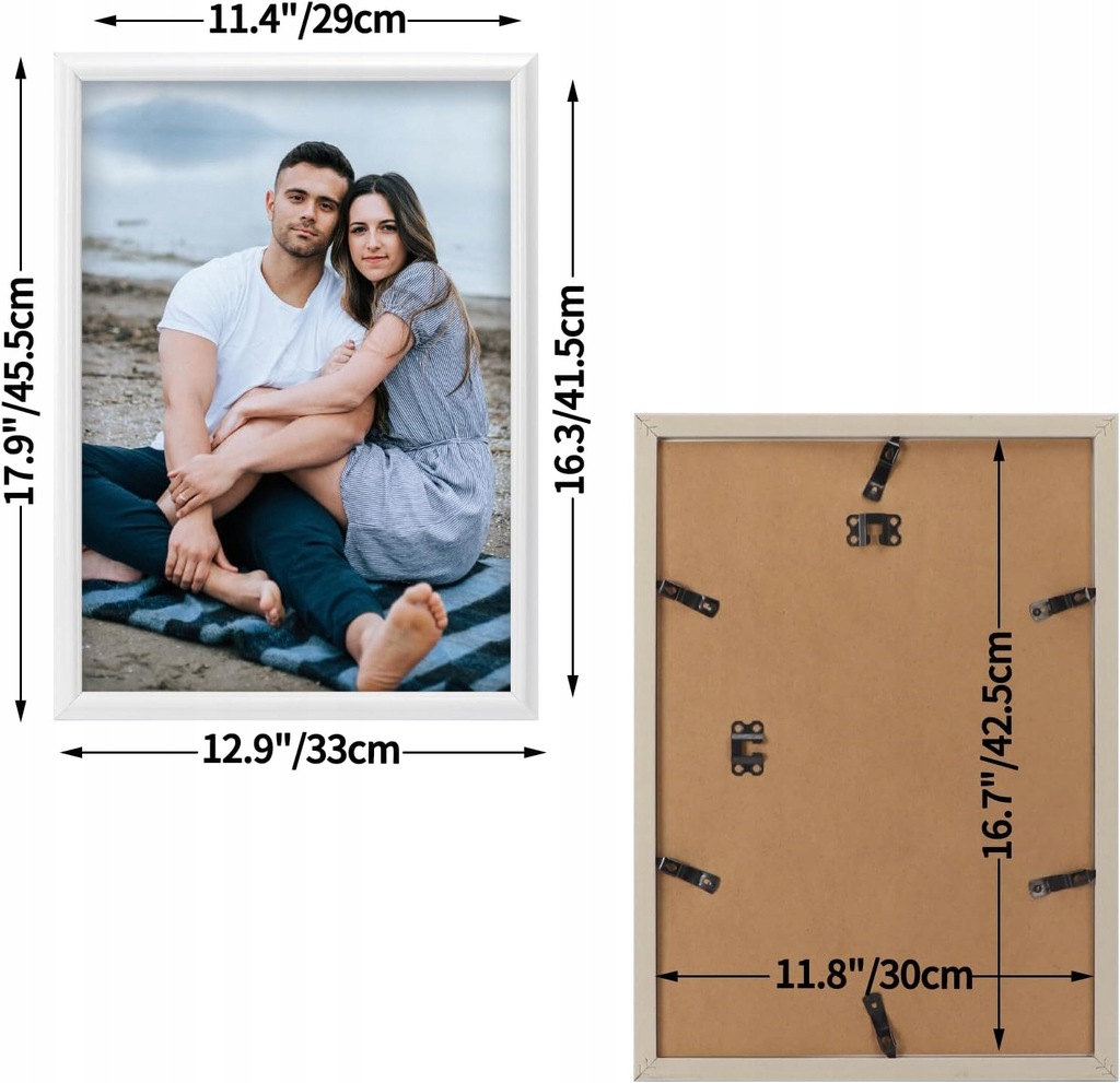 Ramka na jedno zdjęcie 42 x 30 cm A3 Duża ramka na prezent