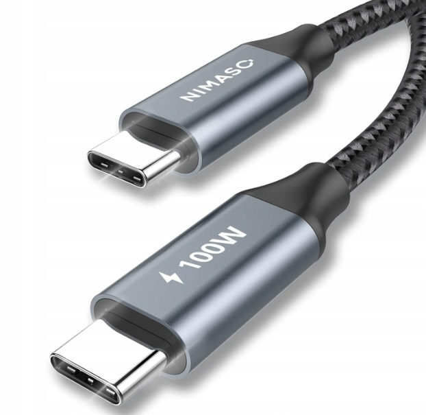KABEL USB-C USB TYP C 100W 1M NIMASO 20V 5A OPLOT
