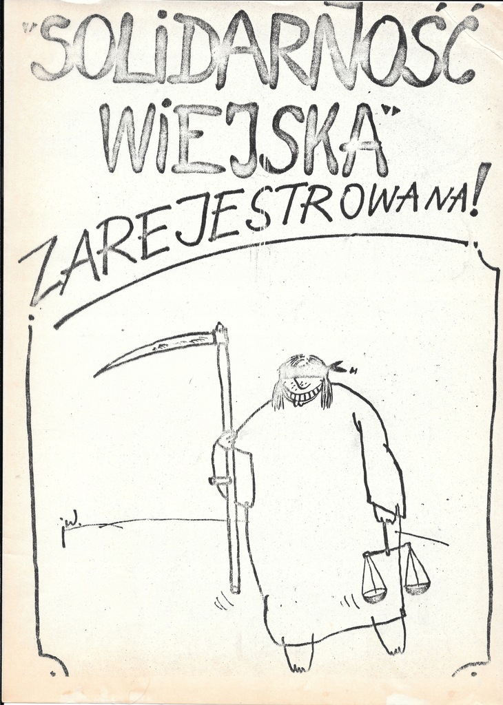 Solidarność Wiejska, Plakat, 1981