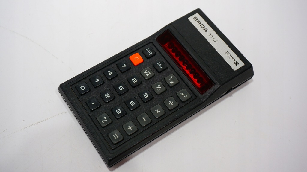 Retro Vintage Kalkulator Unitra Eltra Brda 11U PRL