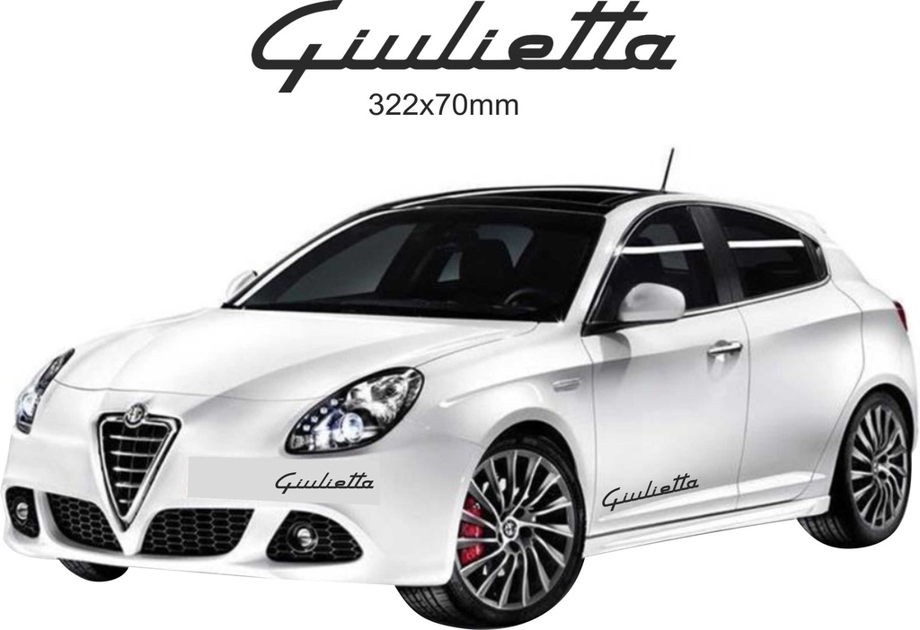 Naklejka Alfa Romeo Giulietta Na Auto Sciane Lapto 7590882515 Oficjalne Archiwum Allegro