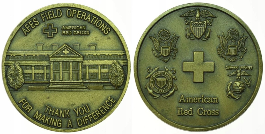 Medal Amerykański Czerwony Krzyż