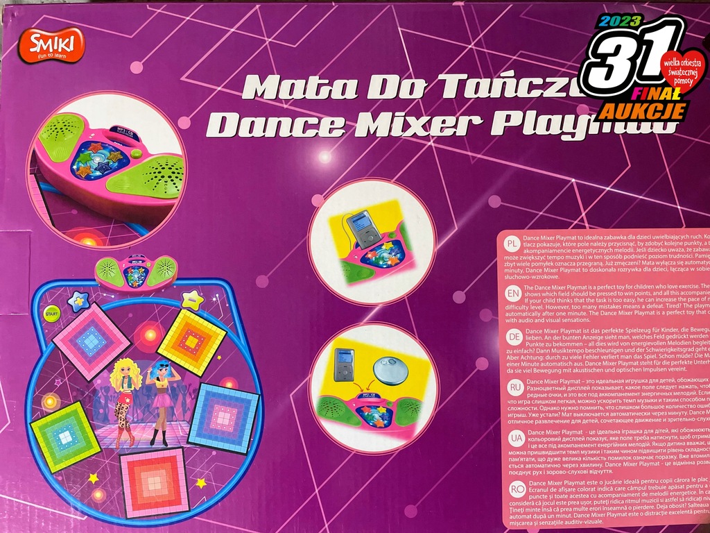 Mata do tańczenia dla dzieci DANCE MIXER PLAYMAT 13159276085